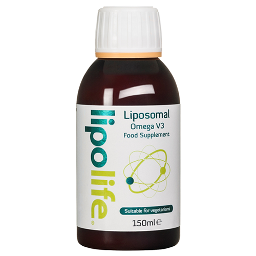 Lipolife Omega V3 lipozomal, vegan, 150ml